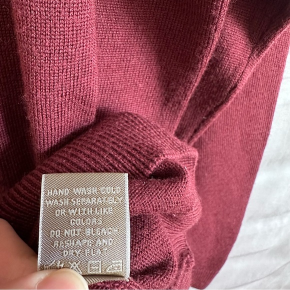 Raffi Linea Uomo 100% Extra Fine Merino Wool Men's Sweater Size L/52 - Picture 6 of 12